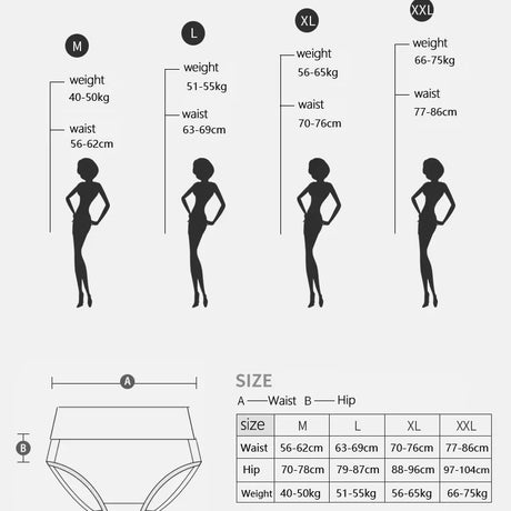 High Waist 4Pcs/Set Cotton Panties Women Body Slimming Underwear Breathable Cute Young Girls Briefs Female Lingerie