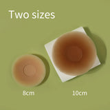 Upgrade Reusable Breast Round Nipple Cover Invisible Bikini Adhesive Strapless Backless Stick on Bra Silicone Breast Patch