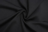 Sexy Black Hollow Out Mini Dress Fashion Women's Turtleneck Short Sleeve High Waist Slim Dresses Lady Evening Club Fashion Robes