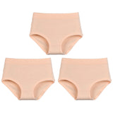 3Pcs Women's Cotton High Waist Panties Underwear Female Large Intimate Lingerie Briefs Woman Underpants Panty Panti New 2025