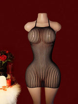 Erotic Crotchless Lingerie Mesh Hollow Bodysuits Underwear Female Teddies Bodysuit,Sexy Fishnet Bodystockings For Women