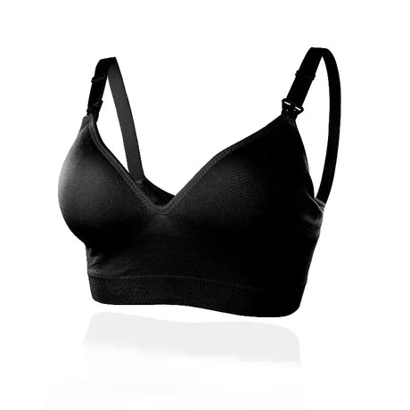 Wirefree Maternity Nursing Bra Breathable Anti Sagging Breastfeeding Brassiere for Pregnant Women Daily Wear