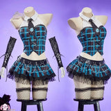 Frankie Stein Monster Cos High Cosplay Costume Anime Shirt skirt socks gloves Halloween carnival women's Gothic JK new uniform