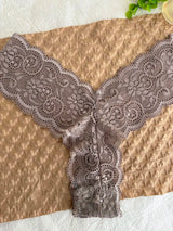 Personalized Text Custom Thong Customization Name Crystal Letters Panties Sexy Lace Underpants for Woman Wife Girlfriend Gift