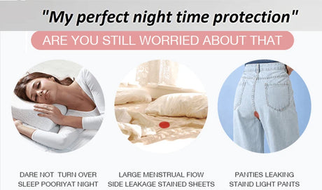4 Layer Very Abundant Bamboo Period Panties for Heavy Flow Women Menstrual Panties Overnight High Waist Period Underwear