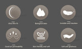 Invisible Adhesive Bra for Women Backless Strapless Push Up Sticky Silicone Wedding Underwear with Transparent Strap Reusable