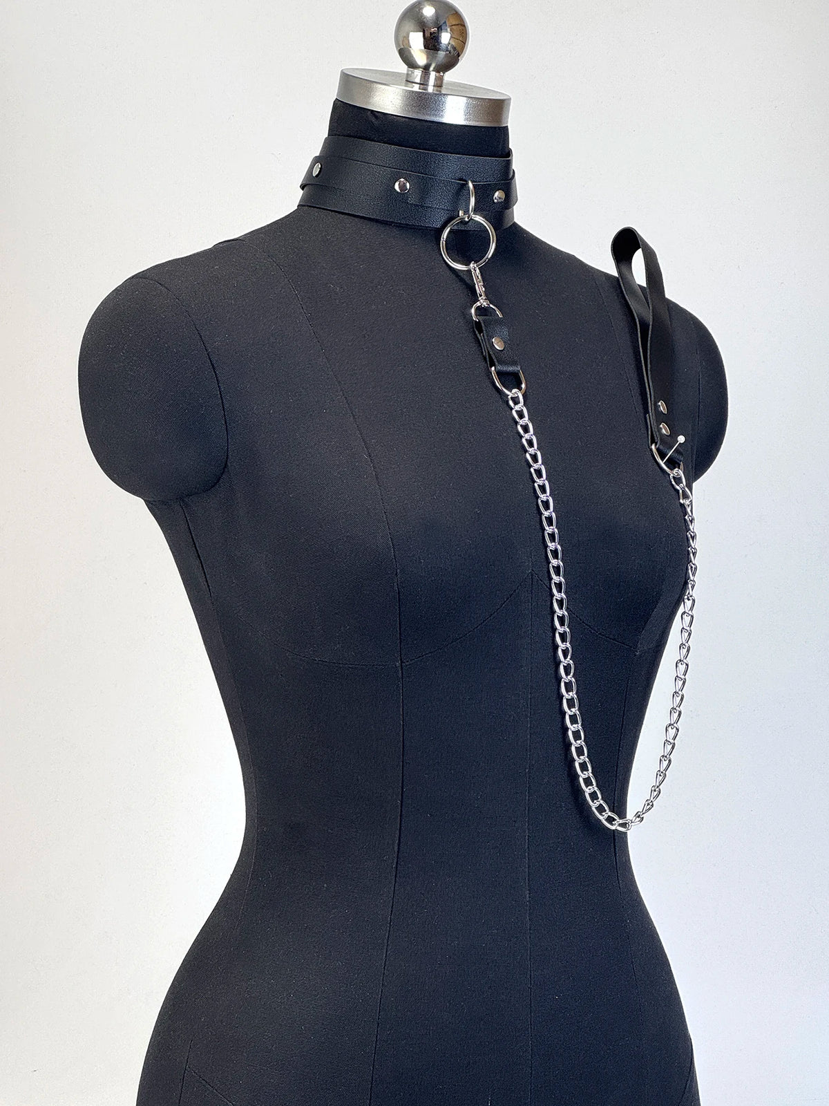 Women's Body Belly Band Neck Drawstring Collar Collar and Leash Set for Women Fetish Couple Game Role Play Props AccessorieSs