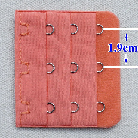 3-Row 3-Hook Bra Extender with Stainless Steel Hooks for Bras, Adjustable Extra Length Soft Velvet Back Closure (Multi Colors)