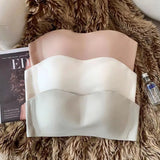 Sexy Seamless Tube Top Bra Invisible strapless Bras Women Underwear thin Non slip Push up Bralette Wireless Female Lingerie