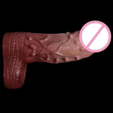 3sizes Silicone Penis Ring Men Penis Sleeve Cock Sleeve Dick ring Enlargement Delay Ejaculation Cock Ring Reusable Condom Sextoy