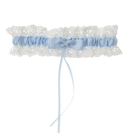 Women Lace Bow Silky Smooth Satin Elastic Thigh Strap Garter Belt Sexy Thigh Bands Party Bride Leg Garter Cosplay Tea Time