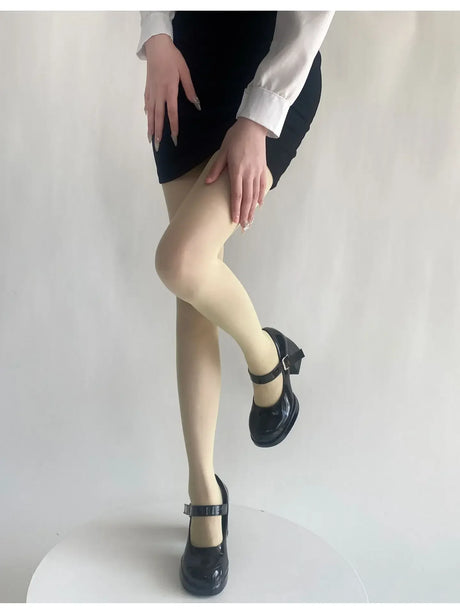 Blue Green Ultra-thin Nylon Thigh High Stockings Pantyhoses Women Sexy Women Tights Velvet Sexy Lingeries Hosiery Body Stockings