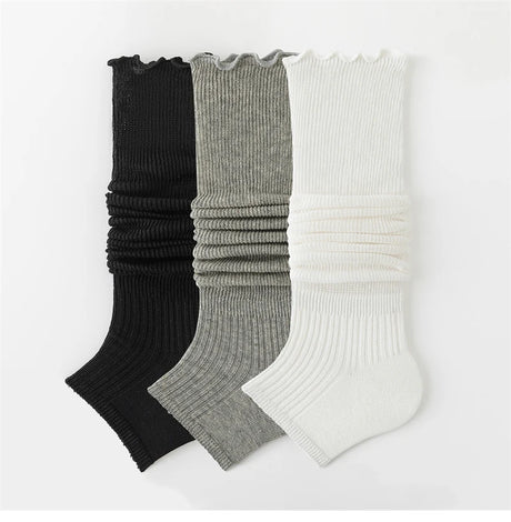 Women's Socks High New Summer Fashion Stockings Basic Women Leg Warmers Japanese Style Cotton Thin Girls Knee Socks Simple Long