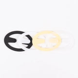 12/ pcs Elliptic shape Women Bra Strap Clips Fashion Wedding Party Invisible Bra Buckle Holders Underwear Non-slip Cross St