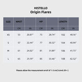 Origin Flares Leggings Women Soft Yoga Stretch Bootcut Workout Pants Naked Feel Slim Hip Lifting Gym Fitness Running Activewear