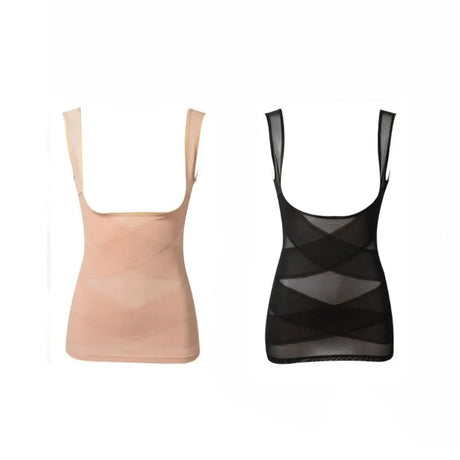 Mesh Thin Slimming Bodysuit Shaper Abdomen Tummy Control Postpartum Vest Lingerie Seamless Body Shaping Underwear Yoga