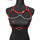 Women Fashion Chain Leather Waist Belt Chest Harness Belt Corset Bondage Lingerie Punk Gothic Lingerie Clothing Accessorie