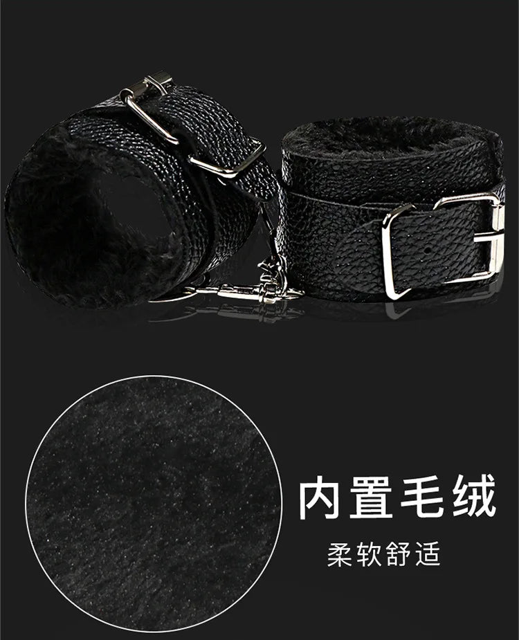 Women BDSM Sexual Couples Kit Adult Sexy Erotic Accessories Handcuffs for Men Gay Session Anal Plug Sex