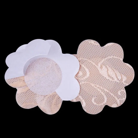 10 Pcs Women Invisible Sexy Lace  Breast Lift Tape Overlays on Bra Nipple Stickers Chest Stickers Bra Nipple Covers Accessories