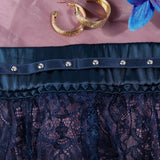 Women's Lingerie Sets Luxury Sequin Bra Belt Thong 3PC with Leg Circles See Through Push Up Bra Intimates Seductive Underwear
