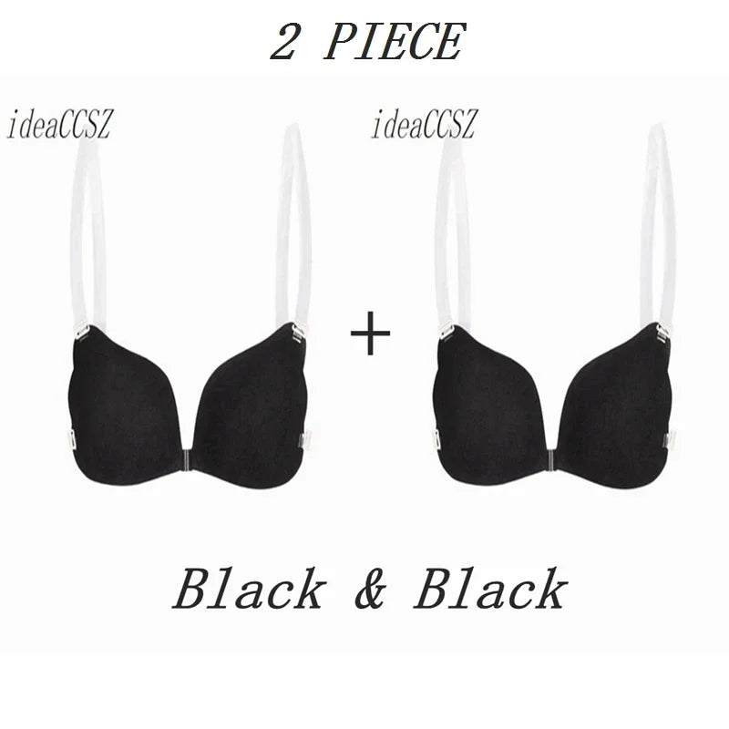 Underwear Women Self Adhesive Bras Female Nubra Magic Bra Invisible Push Up Silicone Sticky Fly BH Women Sexy ABCDEF