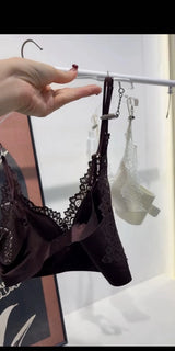 Women's Lace Backless Bras Plunge Strappy Bralette Soft Support Seamless Invisible Underwear Cami Top Plus Size Push Up
