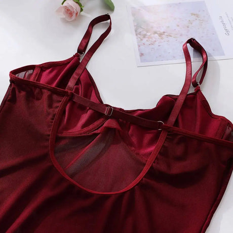 Sexy One Piece Bodysuit Glove Bandage Perspective Mesh Tight Fitting Slim Fit High Strecth Women Rompers Polychrome Fashion RAE3