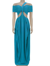 Beyprern Chic Women's Cut Out Layered Irregular Party Dresses Special Occasion Outfits Loose Ruched Night Out Vestidos Clubwear