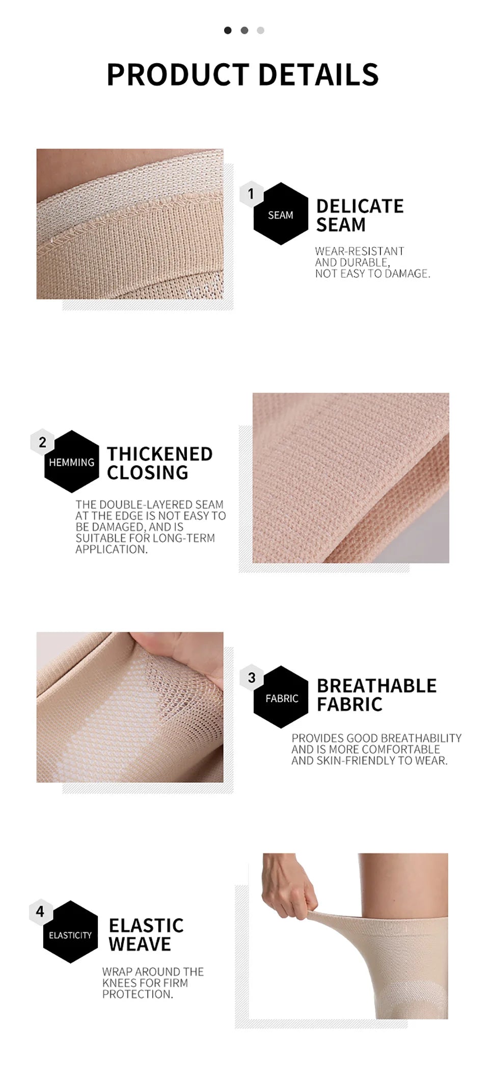 1Pair Summer Ultra Thin Knee Support Brace Sports Knee Pads Gym Running Knee Protector Meniscus Arthritis Injury Ease Knee Pain