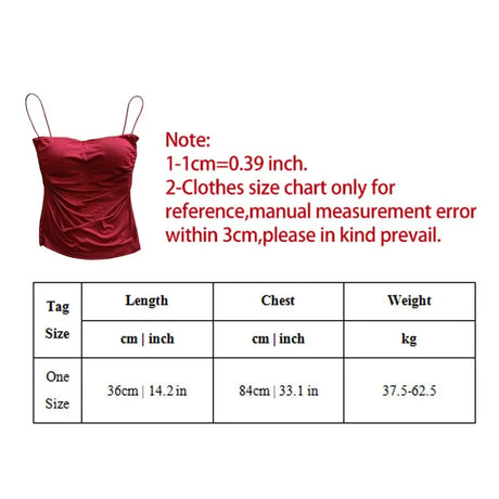 Y2K Sexy Tank Tops Women Spaghetti Strap Crop Top With Bra Bodycon Sleeveless Cami Tube Top Basic Camisole Tees Korean Clothes