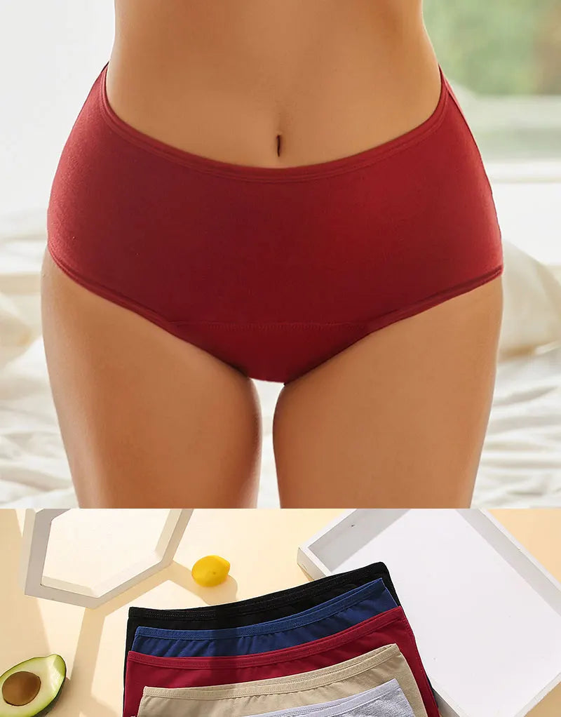 1Pcs Sexy Leak Proof Menstrual Panties Physiological Pants High Waist Women Underwear Period Comfortable Waterproof Briefs