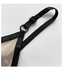 Baby Rhinestone Letter Sexy Thongs Women's Mesh Breathable Thin Perspective Underwear Low Waist Hollow Out Erotic Briefs String