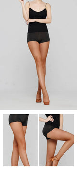 Sexy Latin Tights Leaky Toe Stocking Professional Dance Socks Caramel Cha-Cha Peep Pantyhose Mesh Fishnet Women Stockings