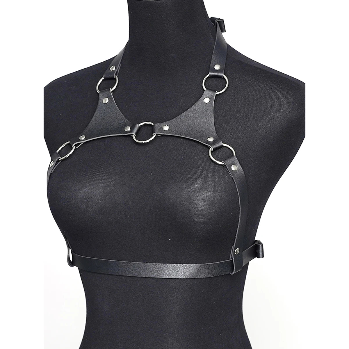 Leather Chest Harness for Women Fashion | Leather Chest Harness Accessories for Party, Dating, and Style | Leather Bra Harness