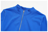 Yoga Long Sleeve Women's Zipper Sports Jacket Fitness Yoga Shirts Gym Top Activewear Running Coats Workout Clothes For Cycling