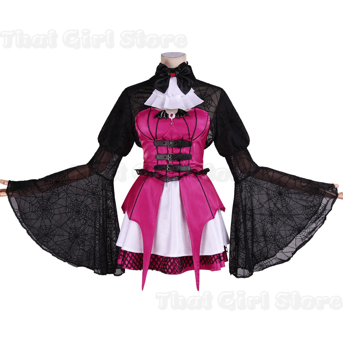 Women's Corset Dress Draculaura Cosplay Costume Women Sexy Corset Lolita Short Dress Suit Gothic Punk Dress Halloween Clothes