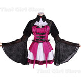 Women's Corset Dress Draculaura Cosplay Costume Women Sexy Corset Lolita Short Dress Suit Gothic Punk Dress Halloween Clothes