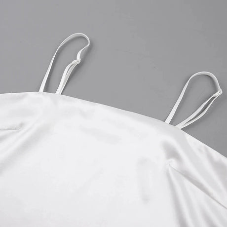 Satin Pajamas With Feathers Sleepwear Women Sets With Pants Black Spaghetti Strap Home Suit White Trouser Suits 2022