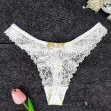 Sexy Custom Thong Name Lace String Customized Women Name Thong Crystal Letters Underwear Personalized Gift for couple