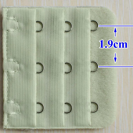 3-Row 3-Hook Bra Extender with Stainless Steel Hooks for Bras, Adjustable Extra Length Soft Velvet Back Closure (Multi Colors)