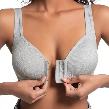 Hot Sale Women's Front Closure Bra Comfort Push Up Sleep Bras Women's Front Closure Bra Lightweight Comfort Bras