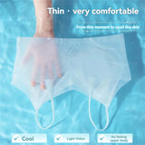 3PCS Ultra-Thin Breathable Ice Silk Top Bras Women's Bustier Underwear Seamless Back Halter Vest Wrap Wireless Bras Solid Color
