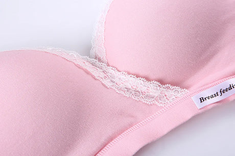 Maternity Clothes Nursing Bra French Secy Lace Pregnant Women Breastfeeding Padded Mothers Underwear Bras Breast Feeding Mother