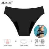 Teenagers Seamless Swimwear Leakproof Menstrual Panties Bikini Fast Absorption Period Swimsuits for Girls Women