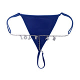 Customize Name Crystal Letters Waist Body Chain for Women Sexy Leopard Underwear Bikini Thong Body Jewelry Valentine's Day Gift