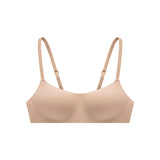 Women Seamless One Piece Push Up Bra Wireless No Steel Ring Thin Strap Comfort Padded Invisible Daily Bra WC0086