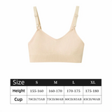Comfortable Nursing Bras Without Steel Rings Soft Breastfeeding Underwear Anti Sagging 3D Support Seamless Maternity Bra Women