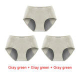 3PCS Cotton Menstrual Panties Leak Proof Breathable Sexys Panties Woman Women Girls Physiological Pants Women's Intimates M-XL