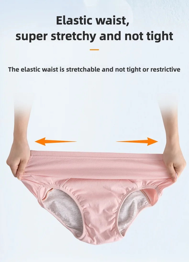 Incontinence Briefs Breathable Unisex Panties Set Pack Leak Proof Period Underwear for Women Plus Size Panties Lingerie Women's