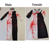 Art The Clown Cosplay Costume ‌Terrifierr 3 Bloody Outfits Killer Clowns Jumpsuits for Halloween Carnival Party Horror Costumes